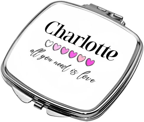 Personalized Handheld Mirror Compact Custom Travel Makeup Mirror for Women Portable Beauty Accessory Gift (MOM DESIGN) in Saudi Arabia
