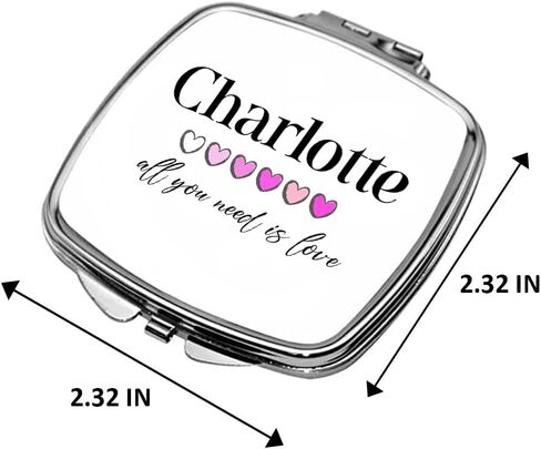 Personalized Handheld Mirror Compact Custom Travel Makeup Mirror for Women Portable Beauty Accessory Gift (MOM DESIGN) in Saudi Arabia