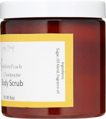 Exfoliating Sugar Body Scrub, Fresh Linen and Clean Cotton Scent (Cozy Vibes, 8 oz) in Saudi Arabia