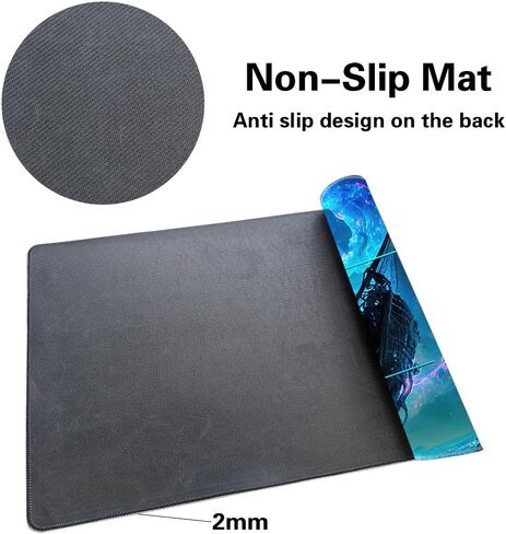 MTG Playmat with Free Plastic Storage Tube and Bag - Sewing Field Rules Area Playmat for Beginners MTG Card Game (MTG2-2) in Saudi Arabia