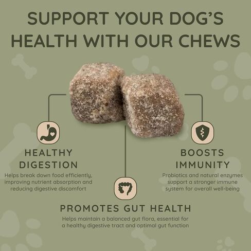 ASHER HOUSE WELLNESS Allergy Support Chew for Dogs | All Natural | Bee Pollen | Colostrum | in Saudi Arabia