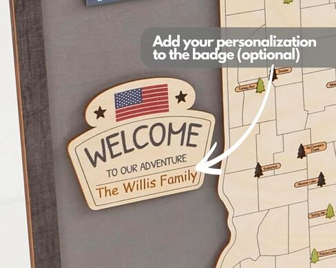 US Wooden Indiana State Parks Map With Trees To Record Park Visits (Coffee) in Saudi Arabia