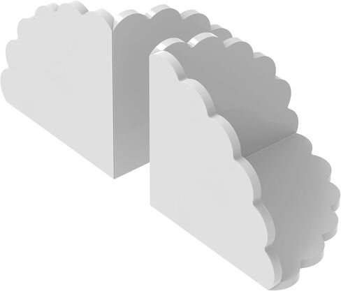Bookends acrylic bookends-حاملي كتب أنيقة ودائمة للرفوف والديكور مع منصات غير انزلاق (واضح) in Kuwait