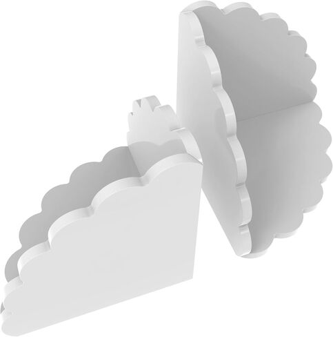 Bookends acrylic bookends-حاملي كتب أنيقة ودائمة للرفوف والديكور مع منصات غير انزلاق (واضح) in Kuwait