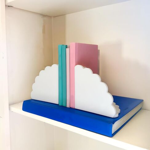 Bookends acrylic bookends-حاملي كتب أنيقة ودائمة للرفوف والديكور مع منصات غير انزلاق (واضح) in Kuwait