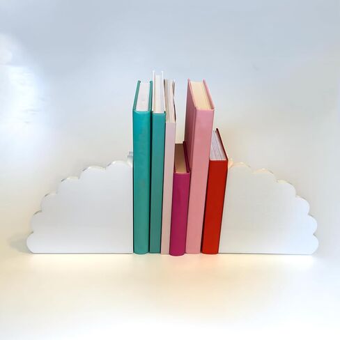 Bookends acrylic bookends-حاملي كتب أنيقة ودائمة للرفوف والديكور مع منصات غير انزلاق (واضح) in Kuwait