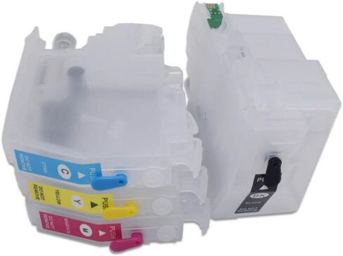 Refillable Ink Cartridges with Chip Compatible with LC402 LC402XL MFC-J5340DW MFC-J6540DW MFC-J6740DW MFC-J6940DW North America(LC402) in Kuwait