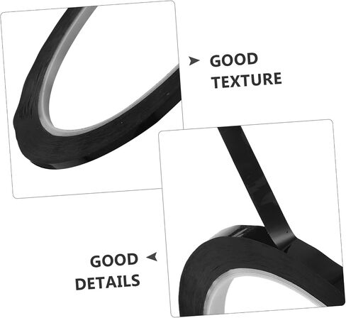 10Pcs Black Washi Tape for Whiteboard Easy Application Adhesive Chart Tape for Precision Marking for Crafting Gridding and Automotive in Saudi Arabia