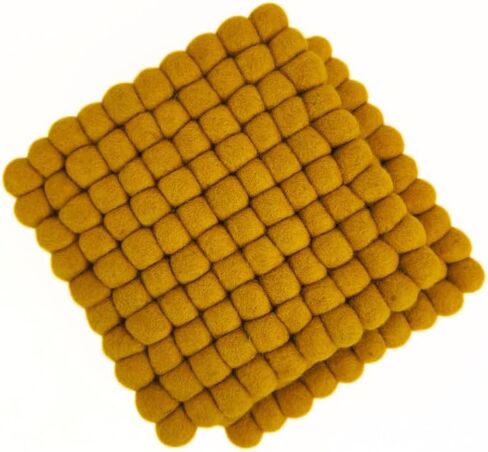 Round and Sqaure Mustard Color Trivet Kitchen and Dinning Appliance (Sqaure) in Saudi Arabia