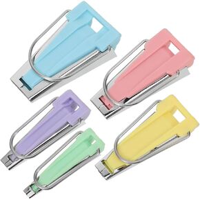 SEWACC 5Pcs Bias Tape Maker Tools for Sewing and Quilting Professional Bias Binding Kit Lightweight and Easy to Use DIY Quilting Tools for Dressmaking and Embroidery