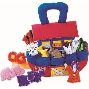 Noah's Ark Adventure Soft Play Set Interactive Play Activity for Toddlers and Children | Educational Cloth Pretend Bible Fabric Play Toy
