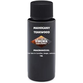 Mahogany Teakwood Type Fragrance Oil (Our Version of The Brand Name) (1 oz Bottle) for Candle Making, Soap Making, Tart Making, Room Sprays, Lotions, Car Fresheners, Slime, Bath Bombs, Warmers……