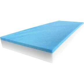 FoamRush Custom Cut-to-Size Foam - High & Medium Density Custom Upholstery Foam - Upholstery Foam Cushion, Polyurethane Foam Cushion Replacement for Chairs, Couches & DIY Projects for All Needs