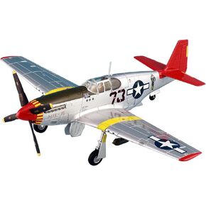 | 1:48 Scale Diecast Military Aircraft Replica | P-51C Alice-Jo, Flown by Pilot Capt. Wendell Pruitt, 302nd FS, Ramitelli, Italy 1944 | Model HA8517