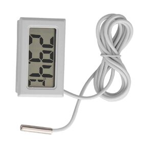 Sonew LCD Digital Thermometer with 95cm Sensor for Aquarium Poultry Reptile, Incubator, Greenhouse, Fahrenheit Temperature Cooling Probe Reptile Terrarium Fish Tank, Refrigerator