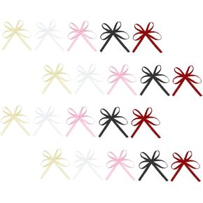 100pcs Decorative Bowknot Ornaments DIY Craft Accessories for Clothing Bags Durable Material Elegant Design for Various Decorations Fun Crafting Experience Random Color
