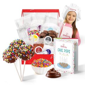 Baketivity Dirt Pie Kids Baking Kit | مجموعة لذيذة كعكة الشوكولاتة للأطفال مجموعة للفتيات والفتيان | مجموعة الخبز للأطفال مع المكونات المقاسة مسبقا | هدايا عائلية مثالية لمحبي الطهي الذين تتراوح أعمارهم بين 6-12
