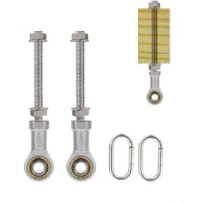 Swing Hangers,Mute Heavy Duty Bearing Swing Hanger,for Playground, Porch, Wood Beam Sandbag Yoga Swing Hammock Chai