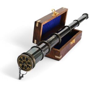 Personalized Custom Engraved Brass Telescope, Pirates Spyglass, Boating Gift, Graduation Gifts for Husband, Handheld