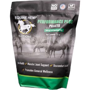 Performance Plus Equine Hemp Supplement 100mg - 32 oz - Official Equine Hemp Product of The PRCA, WPRA, WSTR and RSNC