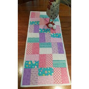 Table Runner Easter Table Runner Quilted Easter Table Topper Easter Runner Table Runner March Table Runner P. Cottontail
