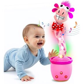 Dancing Talking Cactus Toy for Toddler,Easter Baskets for Kids Cactus Baby Toy Interactive Mimic Singing Infant Kids Toys,Baby Boy Easter Gifts Easter Basket Stuffers Baby Girl Toys