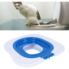 Upgraded Cat Toilet Trainer Kit, Universal Reusable Cat Potty Toilet Training Kit, Removable Cat Toilet Training Kit, Toilet Litter Box Trainer for Home Pet Care