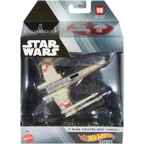 Hot Wheels Star Wars Starships Select Premium Diecast X-Wing Fighter (Red Three)
