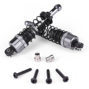 HAIBOXING RC Car Protector 1/12 Scale Accessories Aluminum Capped Oil Rear Shocks Apply to HBX 903& 905 & 12815(90201R)