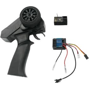 2CH 2.4G Transmitter and Receiver Set with 50A ESC Compatible Compatible with MN111 MN99S MN78 MN86 MN128 C14 C24 C54 B14 B16 B36 RC Car Parts(1 Set)