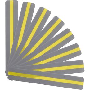 Guided Reading Strips, 32 Pcs Line Readers for Students Highlight Sentence Strips Colored Yellow Overlay Book Tracker Bookmark Dyslexia Reading Tools for Home Classroom Teacher Supply Assistant