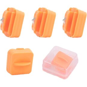 5 Pack Paper Cutter Blades Replacement Precision Paper Trimmer Refill Blade Slider Carriage for A4 Craft Paper Cutter with Security Safeguard Blade Guillotine Trimmer Scrapbooking Tool