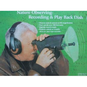 Spy Listening Device Extreme Sound Amplifier Ear Bionic Birds Recording Watcher