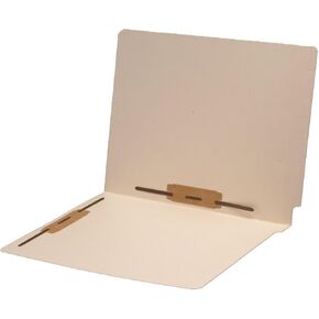 14 pt Manila Folders, Full Cut 2-Ply End Tab, Letter Size, Fastener Pos #3 & #5 (Box of 50)