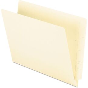 Pendaflex H110D End Tab Folders, 9 1/2 Inch Front, Letter, Manila, 100/Box