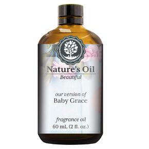 Baby Grace Fragrance Oil (60ml) For Perfume, Diffusers, Soap Making, Candles, Lotion, Home Scents, Linen Spray, Bath Bombs, Slime