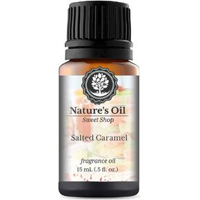 Salted Caramel Fragrance Oil (15ml) for Diffusers, Soap Making, Candles, Lotion, Home Scents, Linen Spray, Bath Bombs, Slime