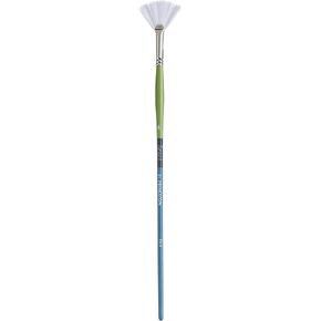 Princeton 9800FN-4 SNAP Brush White TAKLON LH Fan 4, Size 4
