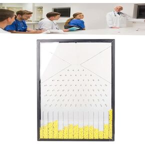 Galton Board Desk Toy, Experiment Model Dalton Board, Statistical Law Demonstration/Gas Movement Rate Distribution Statistics/Random Phenomenon, for School Laboratory