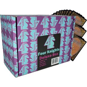 Four Knights MTG Deluxe Collection Booster Box - 1000+ Assorted C/UC Cards with 30 Rares, 30 Foils, and 5 Mythics - Limited Duplicates - Compatible with Magic