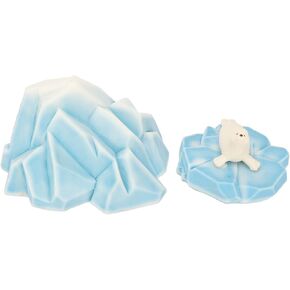 Aquarium Iceberg Decoration Safe Resin Exquisite Underwater Iceberg Ornament for Freshwater and Saltwater Fish Tanks