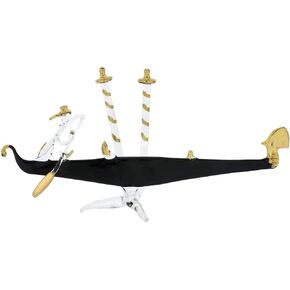 Glass Of Venice Murano Glass Flat Gondola with Gondolier - Medium