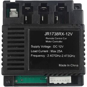 JR1738RX جهاز التحكم عن بعد 2.4G نظام لاسلكي للركوب الكهربائي على سيارة السيارة مع وظيفة البدء البطيئة 12V DC (جهاز الاستقبال)