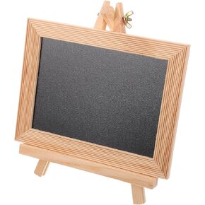 Mini Chalkboard Boys and Girls Write Easel Solid Wood Tabletop Drawing Board Decord chalkboard Decor