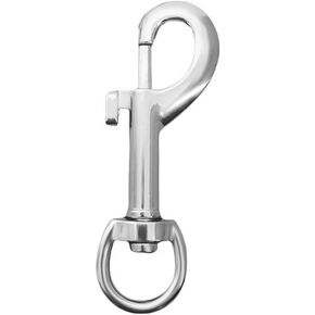 2-Piece pet Rope Buckle, Universal for Dogs and Cats, Keychain, Ring Buckle Silver, Large Dogs Available