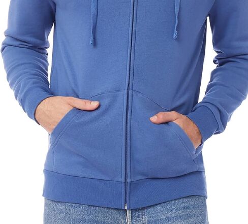 Alternative Men's Hoodie, Eco-Cozy Fleece Full-Zip Hooded Sweatshirt in Kuwait