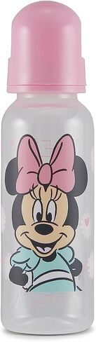 Baby Bottles 9 oz for Boys and Girls| 3 Pack of Disney "Princess Sparkles" Infant Bottles for Newborns and All Babies | BPA-Free Plastic Baby Bottle for Baby Shower in Saudi Arabia