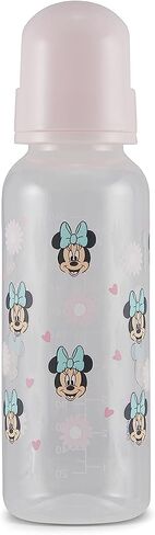 Baby Bottles 9 oz for Boys and Girls| 3 Pack of Disney "Princess Sparkles" Infant Bottles for Newborns and All Babies | BPA-Free Plastic Baby Bottle for Baby Shower in Saudi Arabia