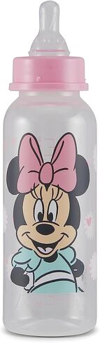 Baby Bottles 9 oz for Boys and Girls| 3 Pack of Disney "Princess Sparkles" Infant Bottles for Newborns and All Babies | BPA-Free Plastic Baby Bottle for Baby Shower in Saudi Arabia