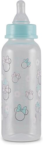 Baby Bottles 9 oz for Boys and Girls| 3 Pack of Disney "Princess Sparkles" Infant Bottles for Newborns and All Babies | BPA-Free Plastic Baby Bottle for Baby Shower in Saudi Arabia